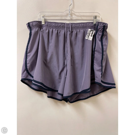 Athletic Shorts By Nike In Purple, Size: 3x