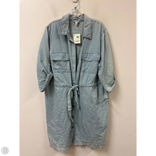 Dress Casual Short By Ana In Blue, Size: 1x