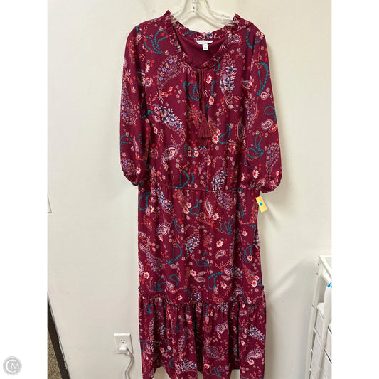 Dress Casual Maxi By Boutique + In Purple, Size: 2x
