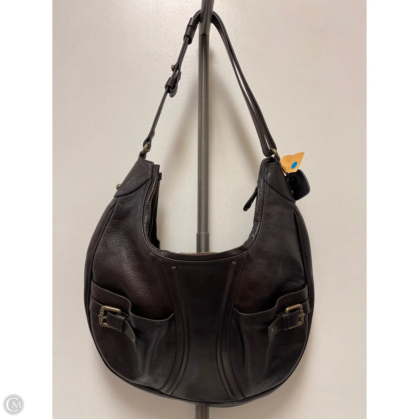 Handbag Leather By Zara, Size: Large