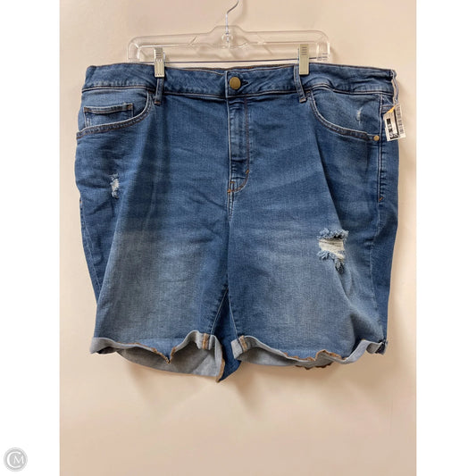Shorts By Ana In Blue Denim, Size: 22