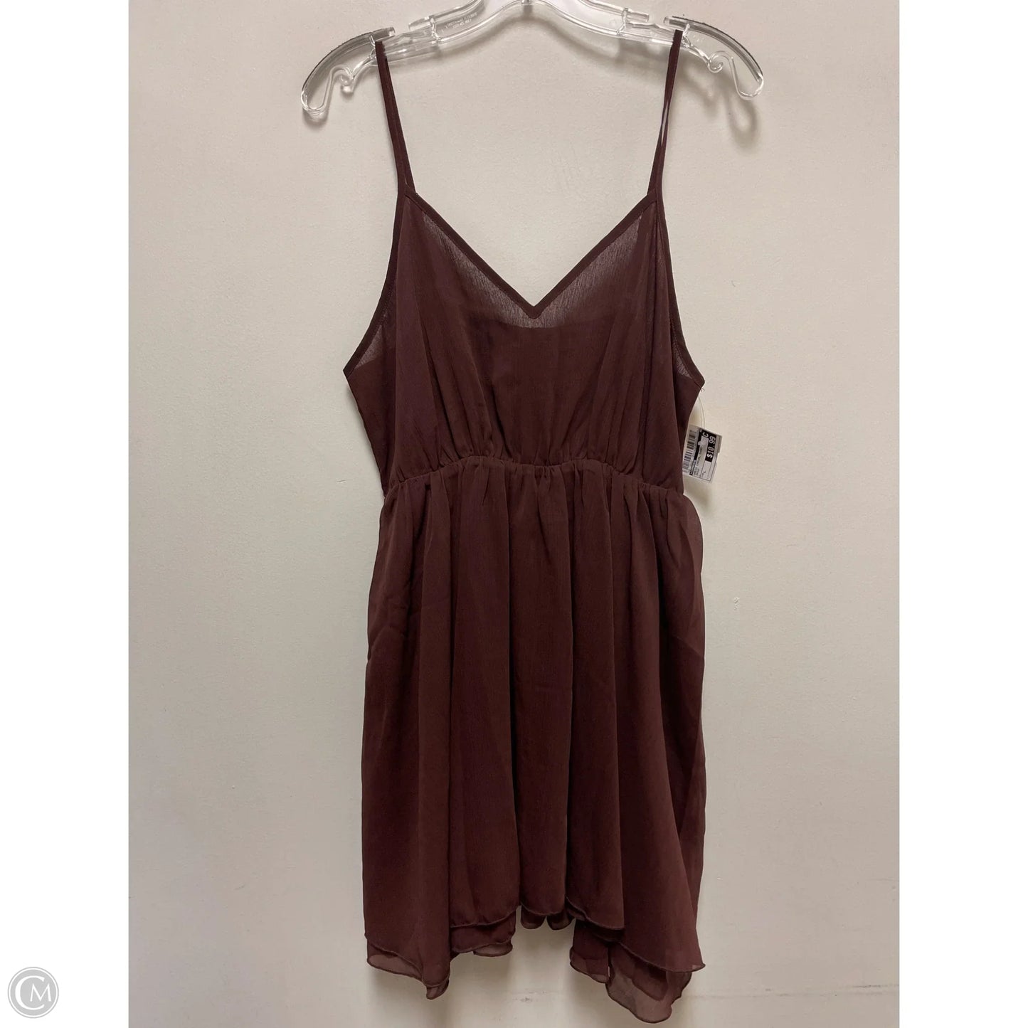 Dress Casual Short By Commense In Brown, Size: L