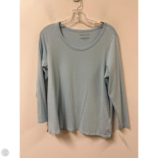 Top Long Sleeve By Rachel Zoe In Blue, Size: 1x