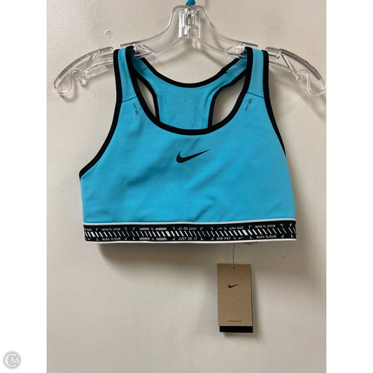 Athletic Bra By Nike In Blue, Size: S