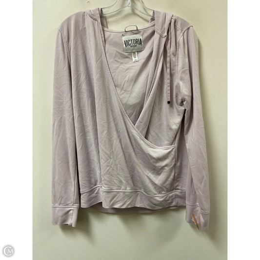 Athletic Top Long Sleeve Hoodie By Victorias Secret In Purple, Size: M
