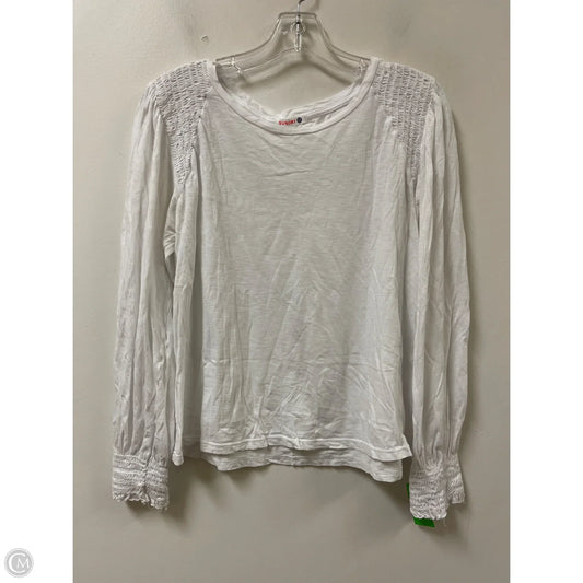 Top Long Sleeve By Sundry In White, Size: M