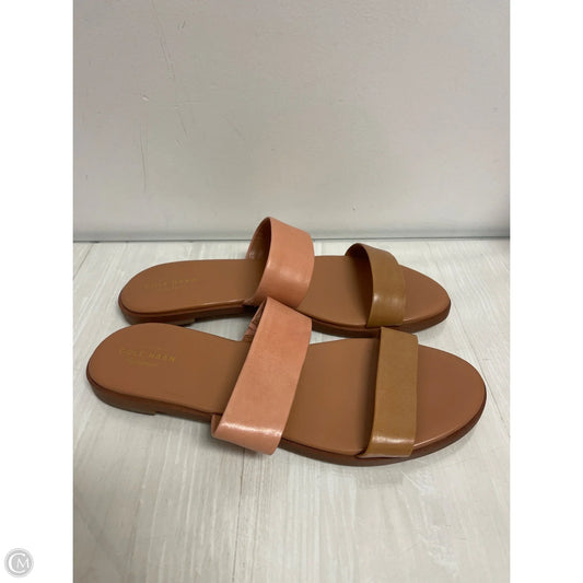 Sandals Flats By Cole-haan In Peach, Size: 10