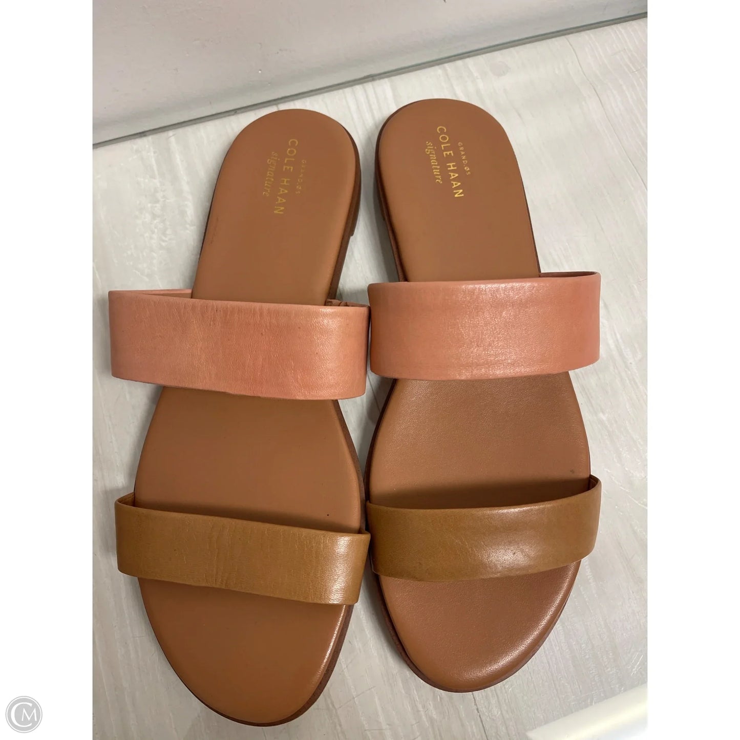 Sandals Flats By Cole-haan In Peach, Size: 10