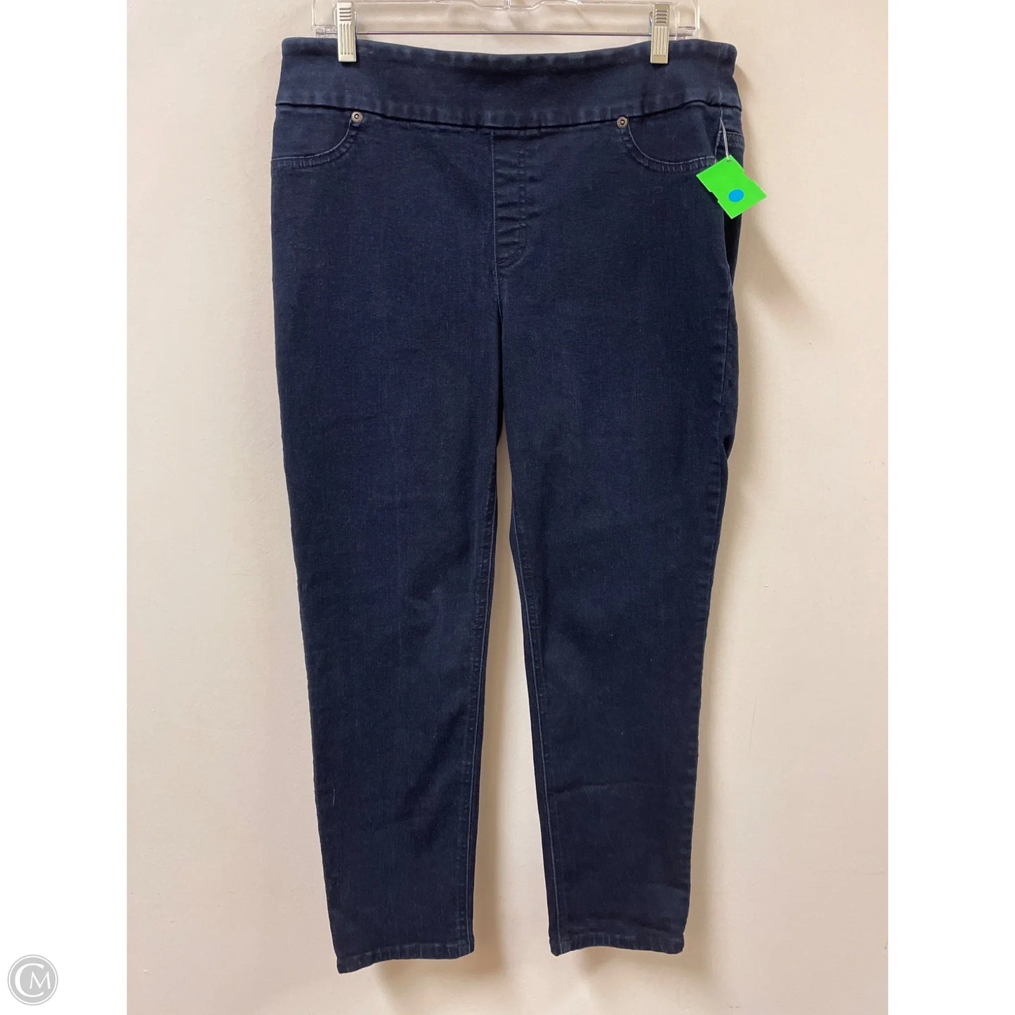 Jeans Skinny By Chicos In Blue Denim, Size: 10
