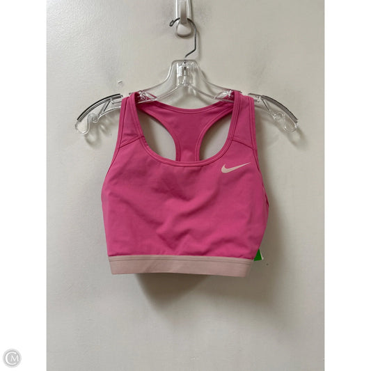 Athletic Bra By Nike In Pink, Size: Xl