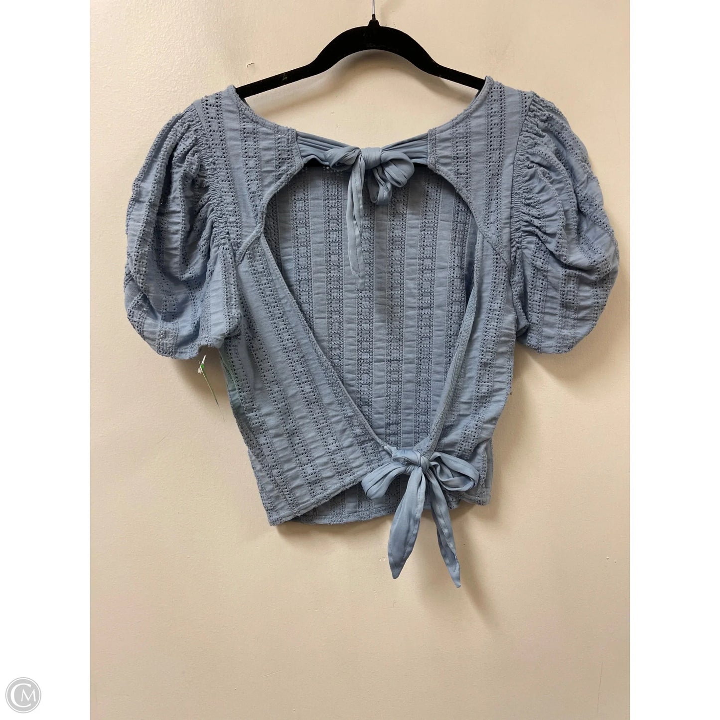 Top Short Sleeve By Free People In Blue, Size: S