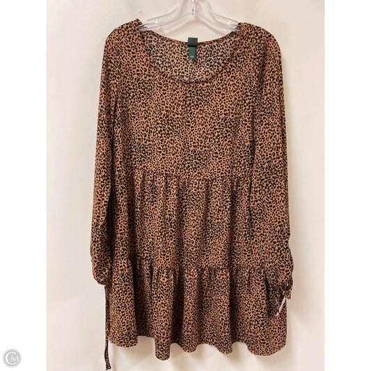 Dress Casual Short By Wild Fable In Animal Print, Size: M