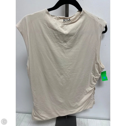 Top Sleeveless Designer By Rebecca Minkoff In Cream, Size: 1x
