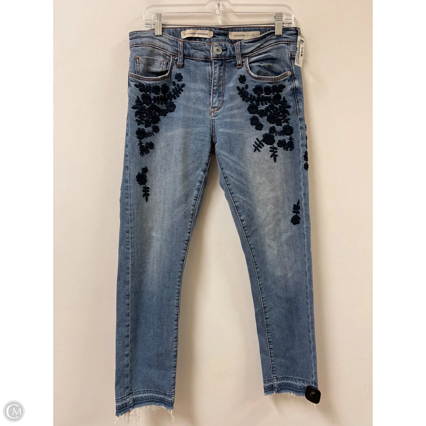 Jeans Boyfriend By Pilcro In Blue Denim, Size: 6