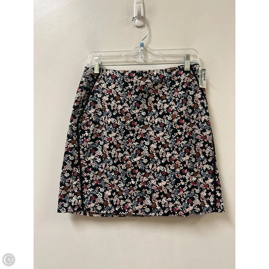 Skirt Mini & Short By Loft In Floral Print, Size: 4