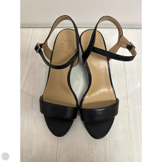 Sandals Heels Block By Naturalizer In Black, Size: 8.5