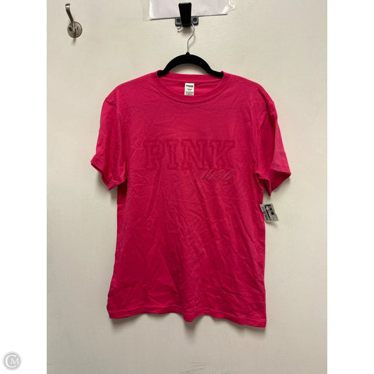 Top Short Sleeve By Pink In Pink, Size: Xs