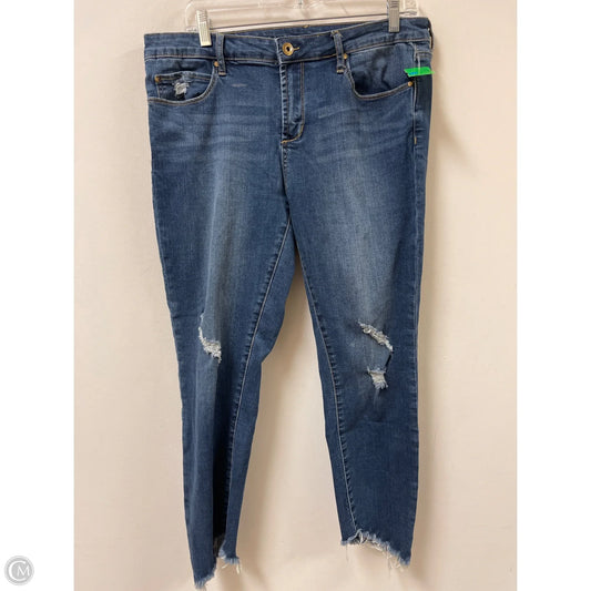 Jeans Skinny By Articles Of Society In Blue Denim, Size: 14