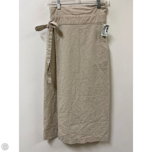 Skirt Maxi By Clothes Mentor In Cream, Size: 4