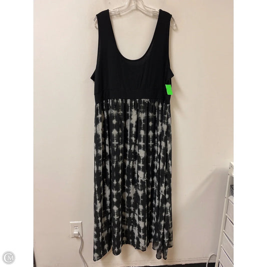 Dress Casual Maxi By Torrid In Black & White, Size: 3x
