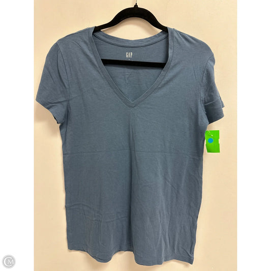 Top Short Sleeve By Gap In Blue, Size: L