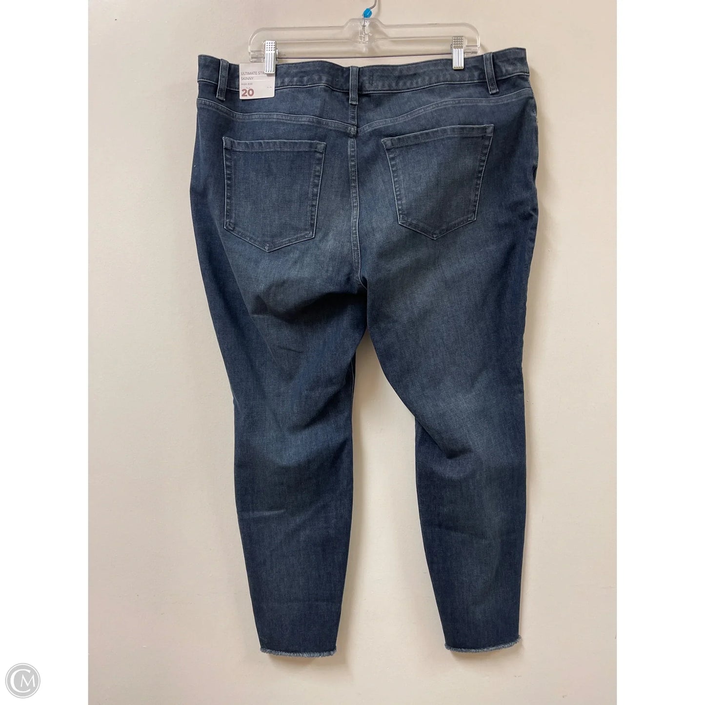 Jeans Skinny By Lane Bryant In Blue Denim, Size: 20