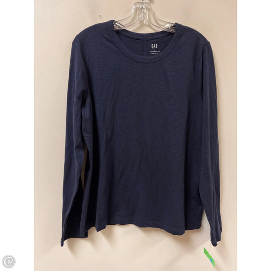 Top Long Sleeve By Gap In Navy, Size: Xl