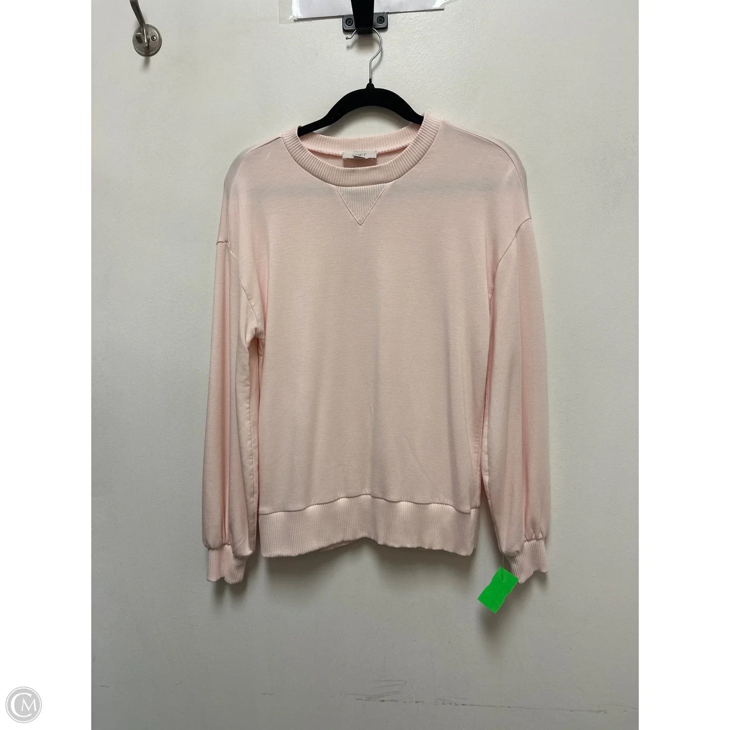 Sweatshirt Crewneck By Loft In Pink, Size: Xs