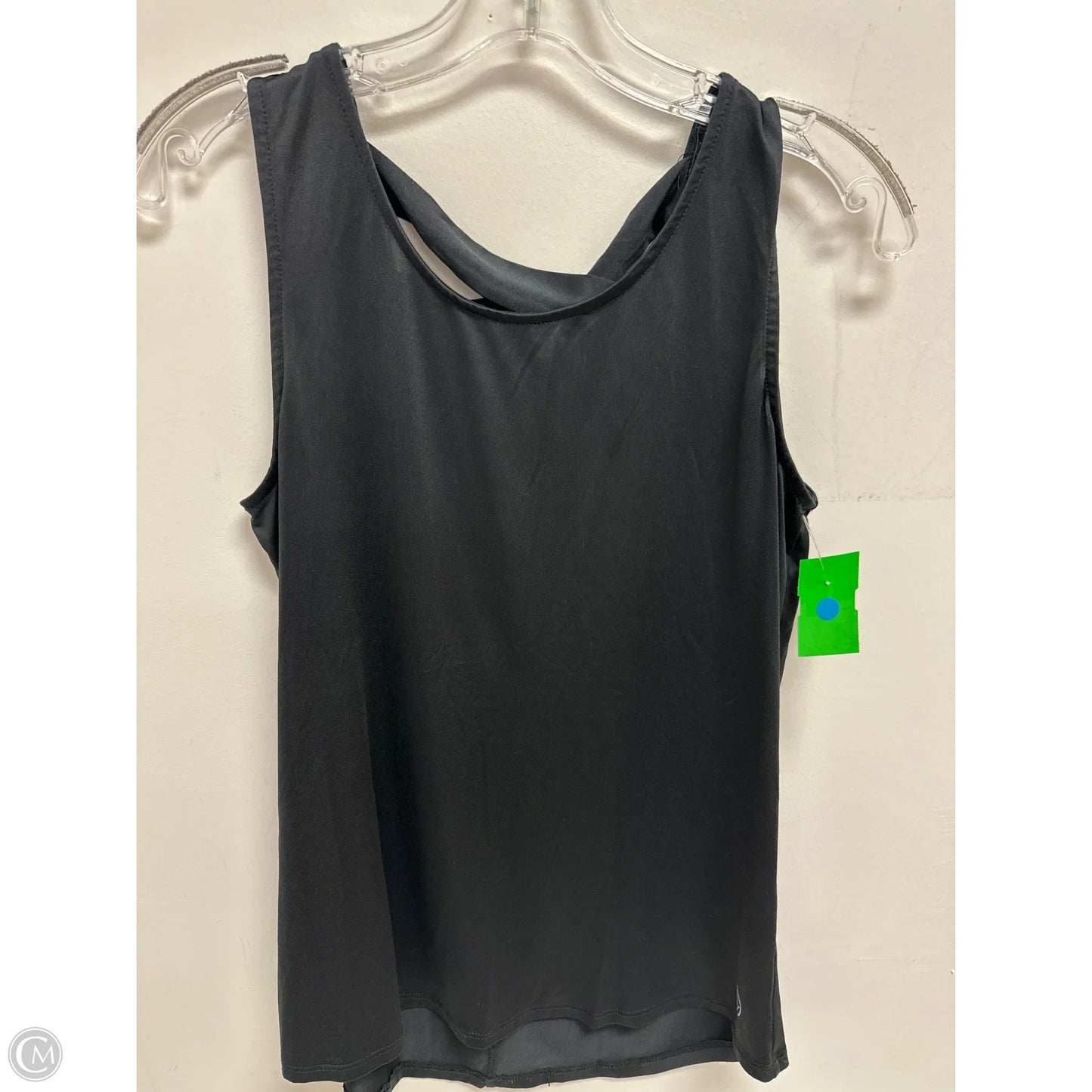 Athletic Tank Top By Adrienne Vittadini In Black, Size: S