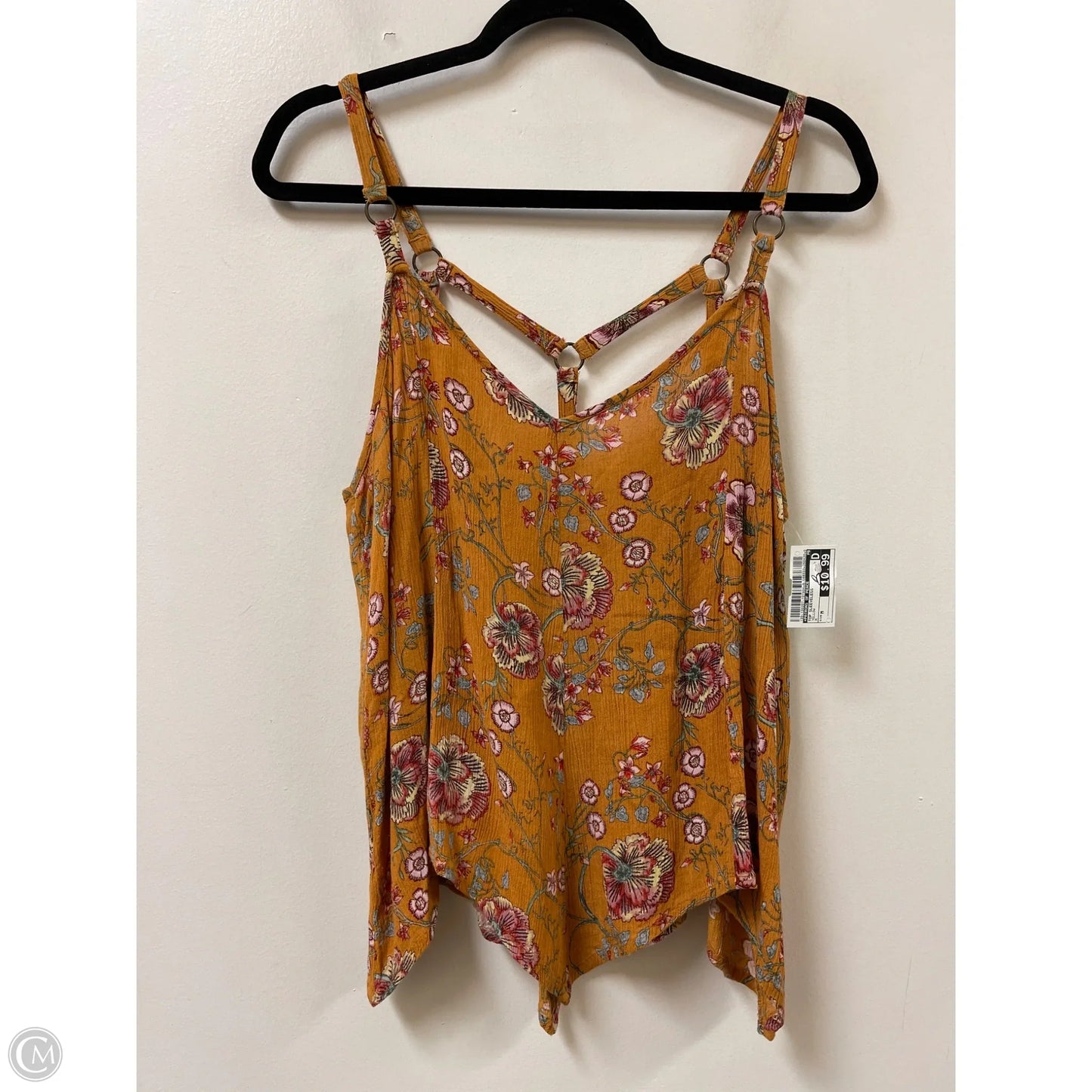Top Sleeveless By Patrons Of Peace In Yellow, Size: M