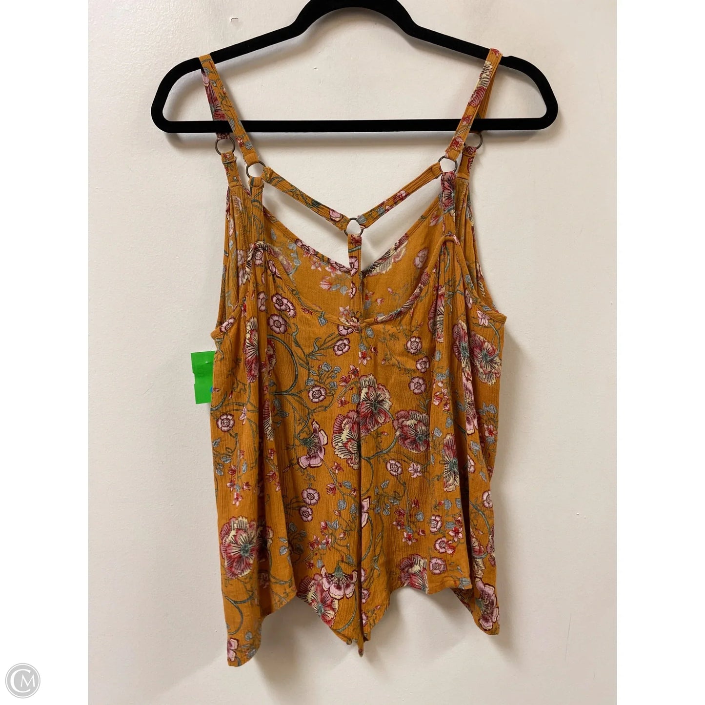 Top Sleeveless By Patrons Of Peace In Yellow, Size: M