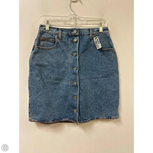 Skirt Mini & Short By Calvin Klein In Blue Denim, Size: 10