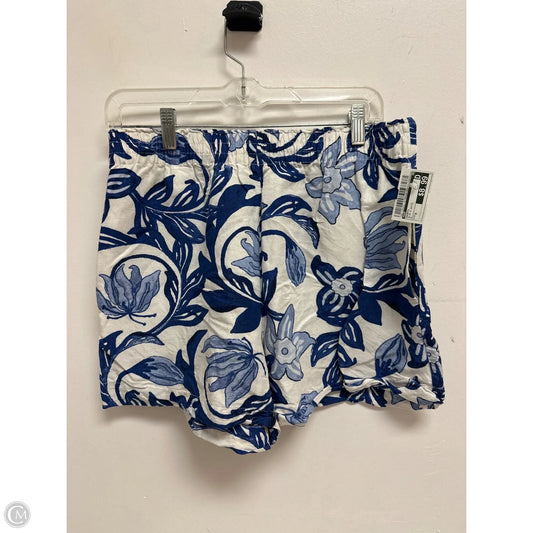 Shorts By H&m In Blue & White, Size: 8