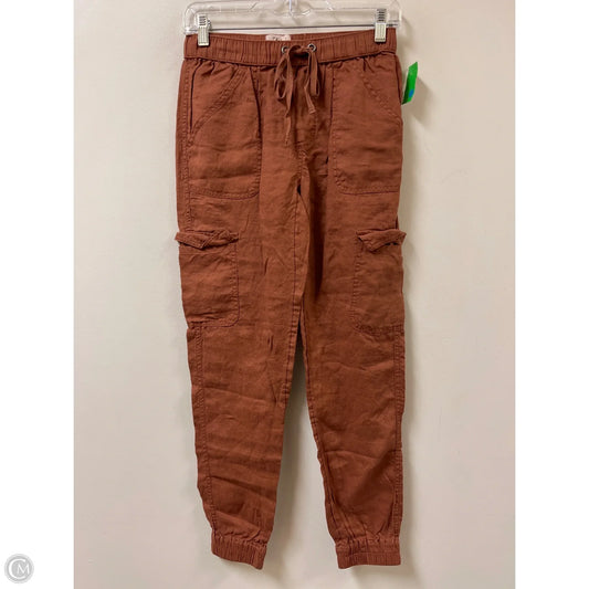 Pants Linen By Nicole By Nicole Miller In Brown, Size: 2