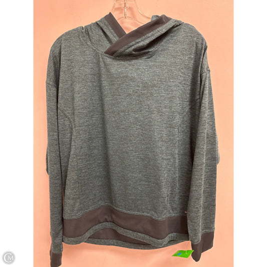 Athletic Top Long Sleeve Hoodie By Mondetta In Teal, Size: M