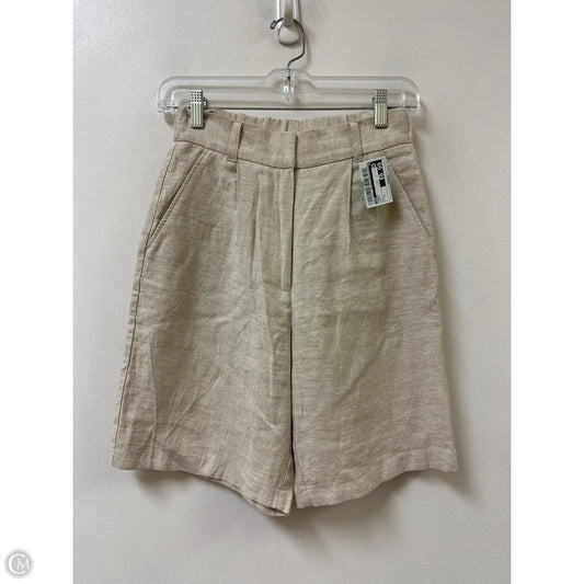 Shorts By H&m In Cream, Size: 2