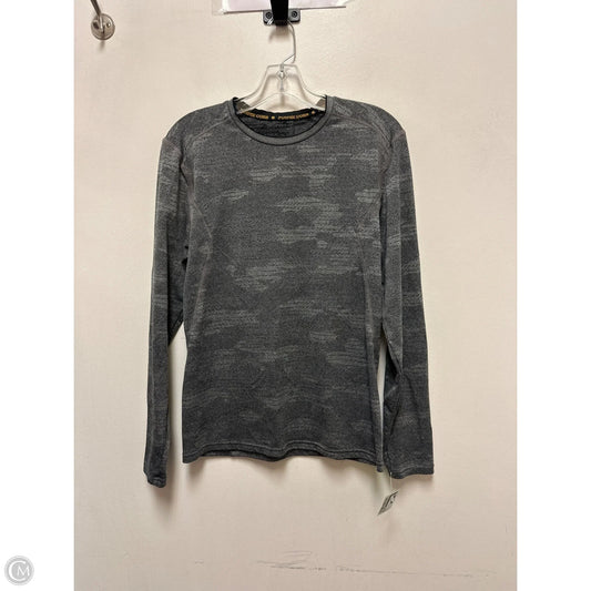 Athletic Top Long Sleeve Crewneck By Champion In Grey, Size: S