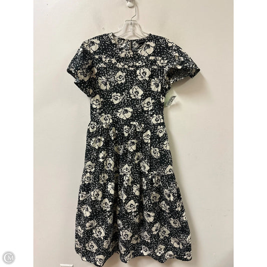 Dress Casual Maxi By Who What Wear In Black & Cream, Size: M