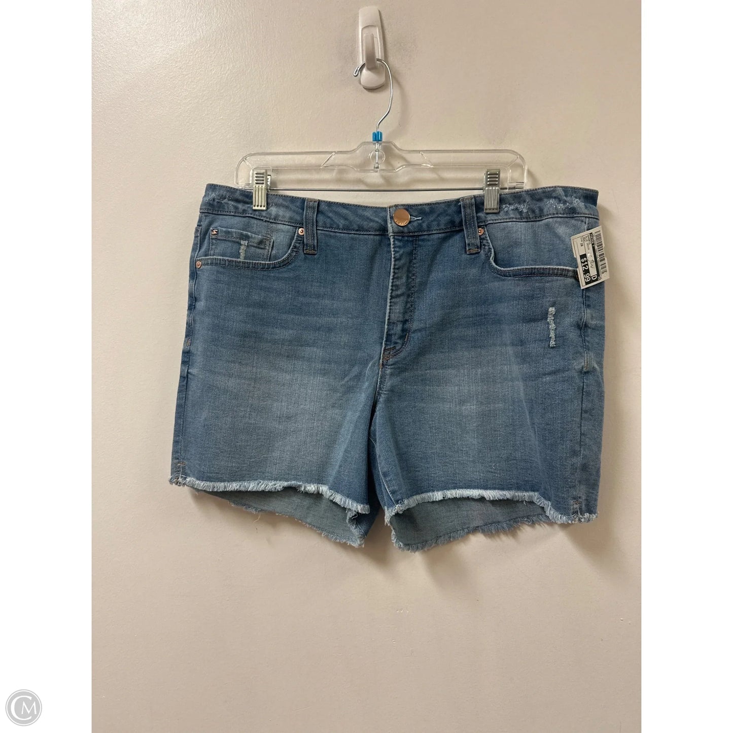 Shorts By Seven 7 In Blue Denim, Size: 16