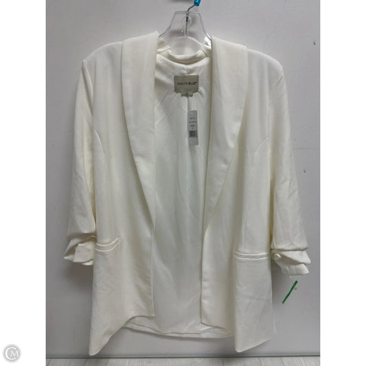 Blazer By Clothes Mentor In White, Size: S