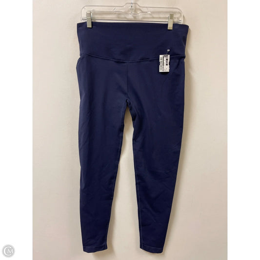 Athletic Leggings By Fabletics In Navy, Size: Xl