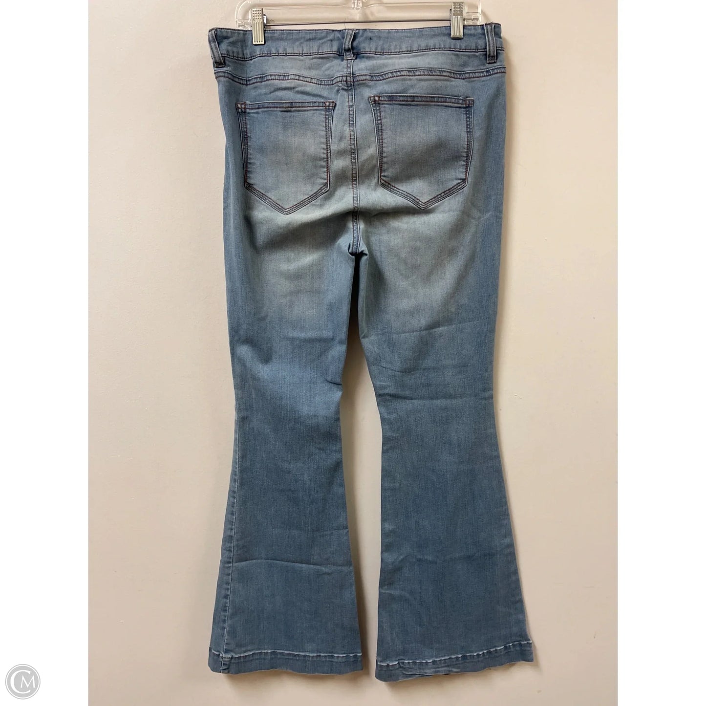 Jeans Flared By Refuge In Blue Denim, Size: 16