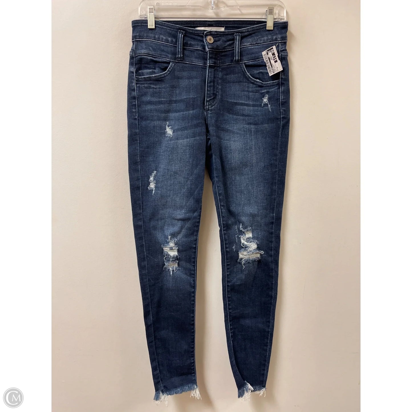 Jeans Skinny By Kancan In Blue Denim, Size: 6