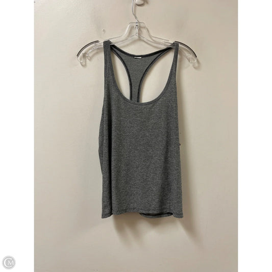 Athletic Tank Top By Fabletics In Grey, Size: S