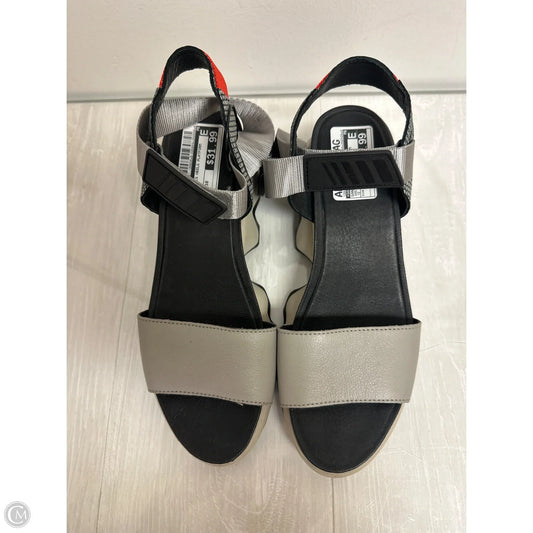 Sandals Heels Platform By Sorel In Grey, Size: 10