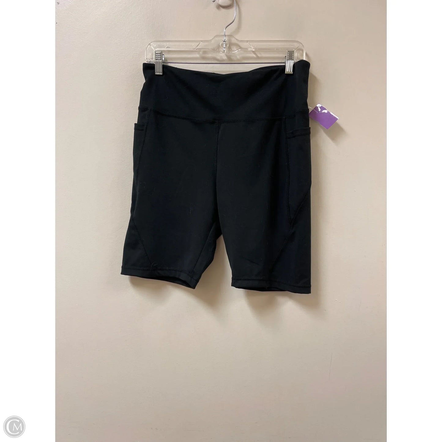 Athletic Shorts By Danskin In Black, Size: L