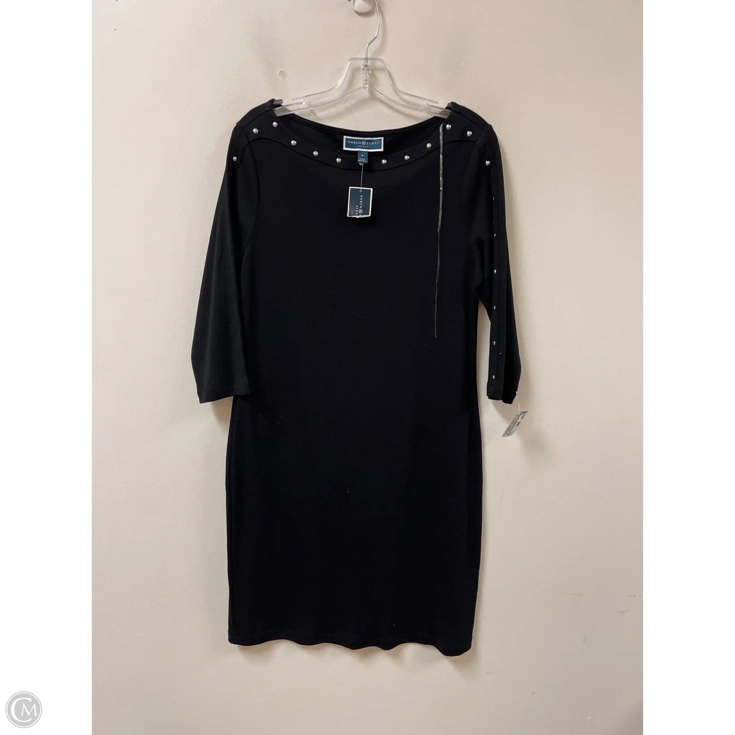 Dress Casual Short By Karen Scott In Black, Size: M
