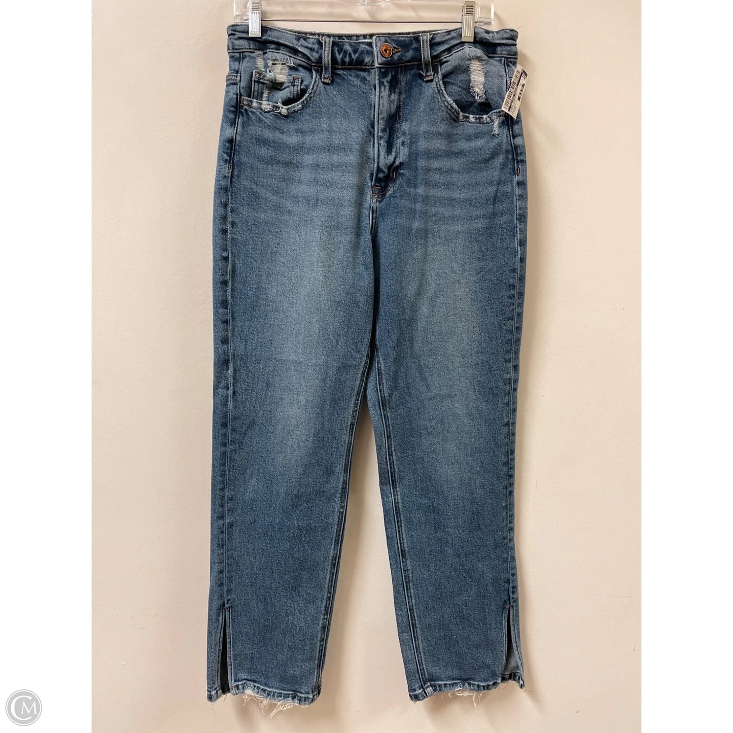 Jeans Straight By Clothes Mentor In Blue Denim, Size: 10