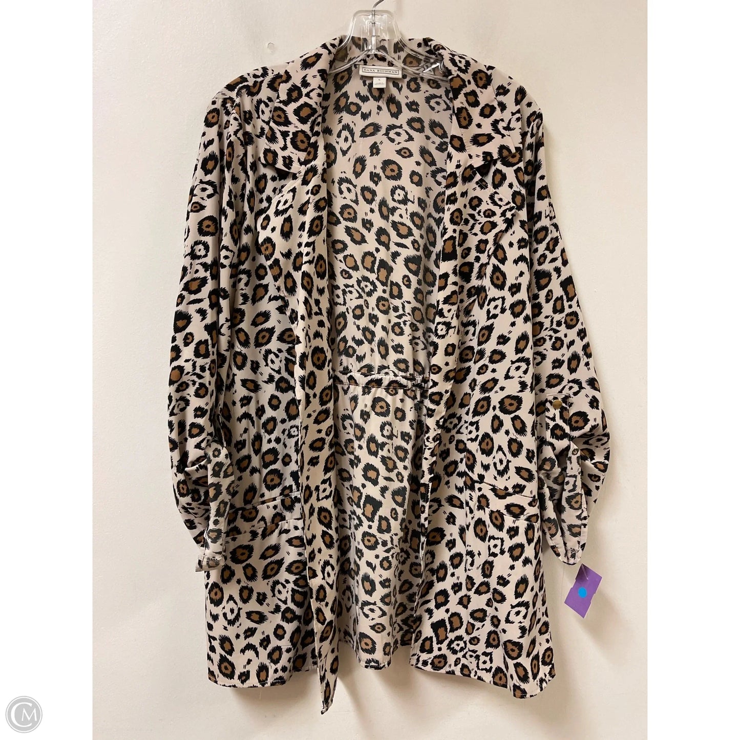 Blazer By Dana Buchman In Animal Print, Size: L