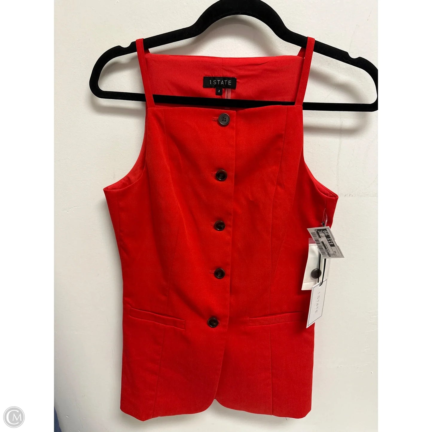 Top Sleeveless By 1.state In Red, Size: Xs